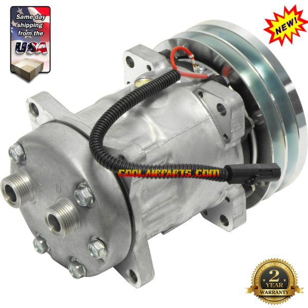 Caterpillar Case New Holland Kenworth Peterbilt Compressor Sanden 4478 4609 RD5102590P ABP N83 304992 1990760C1 1999755C2 1999755C3